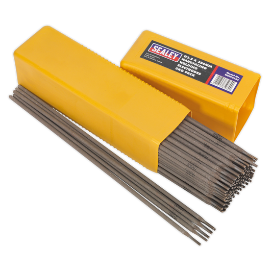 Sealey Welding Electrodes Rods Hardfacing Ø3.2 x 350mm 130A 5kg Pack WEHF5032