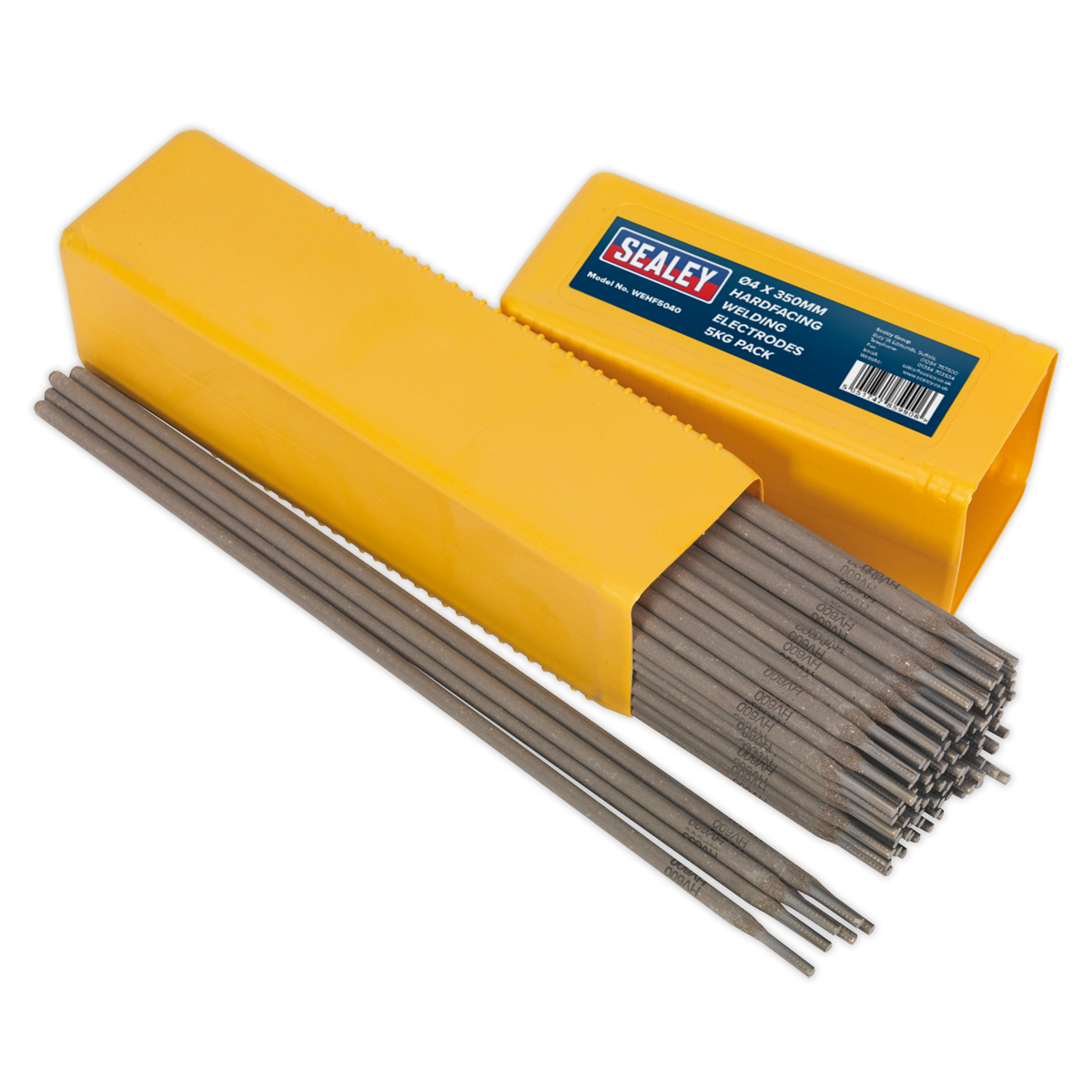 Sealey Welding Electrodes Rods Hardfacing Ø4 x 350mm 160A 5kg Pack WEHF5040