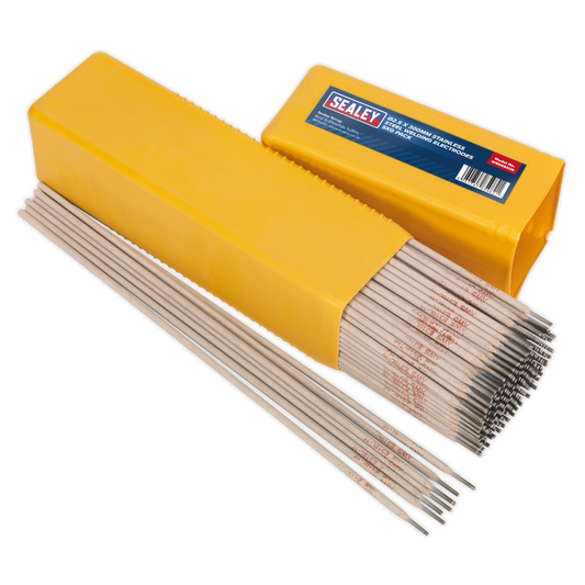 Sealey Welding Electrodes Rods Stainless Steel Ø2.5x350mm 70A 5kg Pack WESS5025