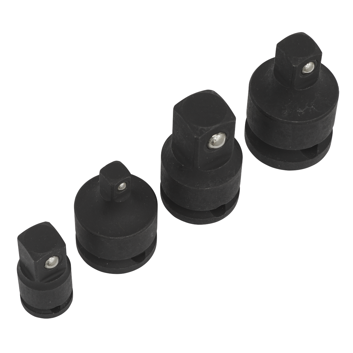 Sealey Impact Socket Adaptor Set Manganese Phosphate Finish 4 Pieces AK5523