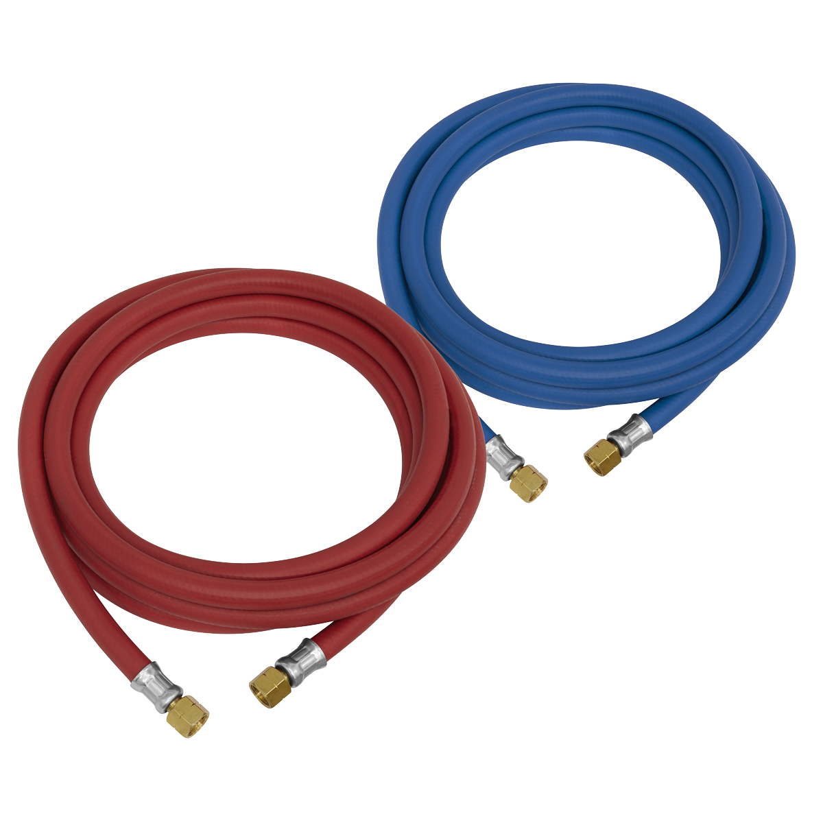 Sealey 10M Oxyacetylene Welding Hose Set With 3/8" BSP Swivel Unions WH10