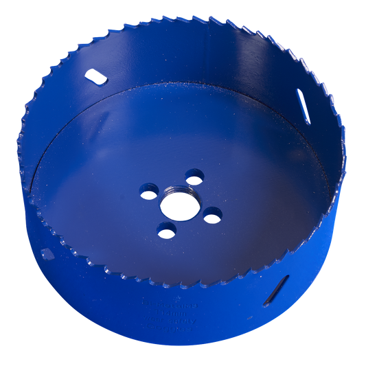 Sealey HSS Hole Saw Blade From Bi-Metal M3 Steel With Milled Teeth 114mm WHS114