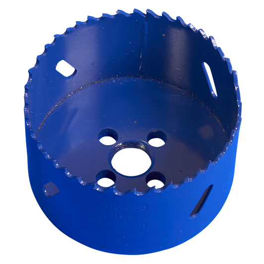 Sealey HSS Hole Saw Blade From Bi-Metal M3 Steel With Milled Teeth 76mm WHS76