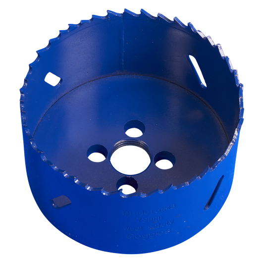 Sealey HSS Hole Saw Blade From Bi-Metal M3 Steel With Milled Teeth 79mm WHS79