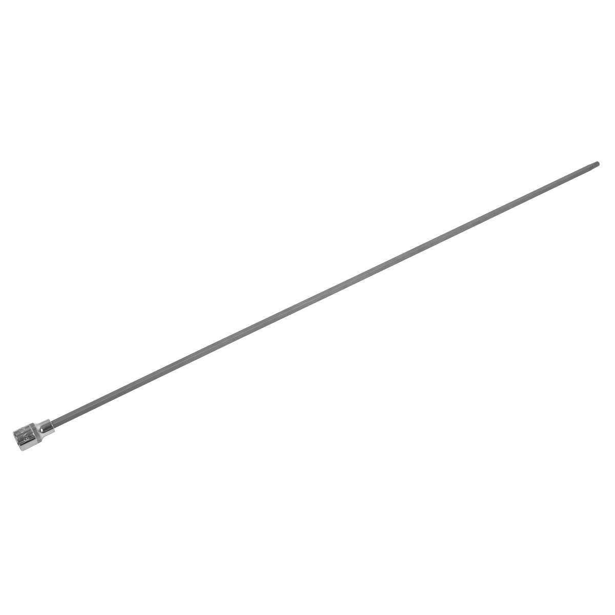 Sealey Spline Socket Bit Extra-Long M8 x 800mm 1/2" Square Drive Silver AK5535