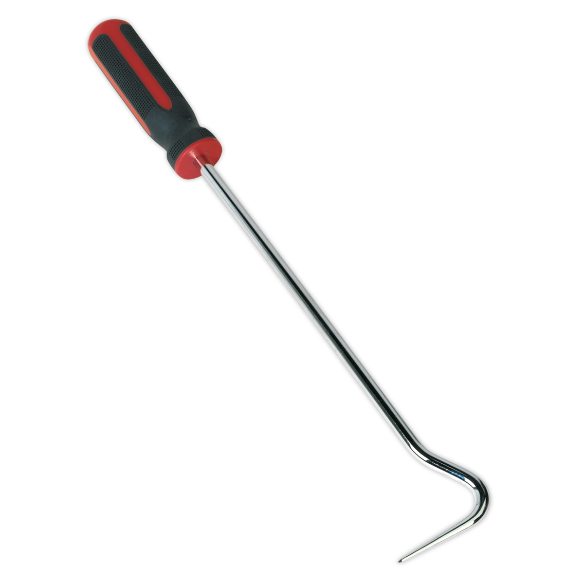Sealey Long Curved Rubber Hook Tool Hardened Chrome Vanadium Steel Shaft WK0313