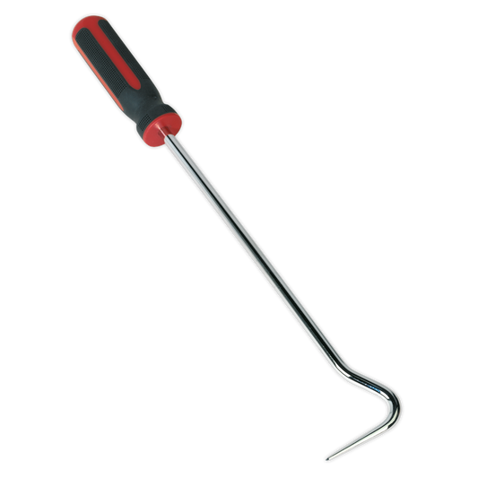 Sealey Long Curved Rubber Hook Tool Hardened Chrome Vanadium Steel Shaft WK0313