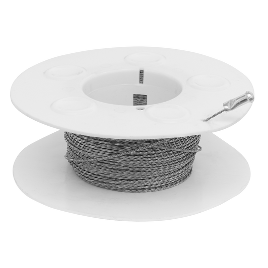 Sealey Windscreen Cutting Wire - Braided Stainless Steel Length 22.5m WK0513