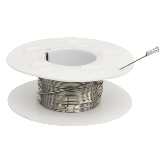 Sealey Windscreen Cutting Wire Stainless Steel Square Length 22.5m WK0514