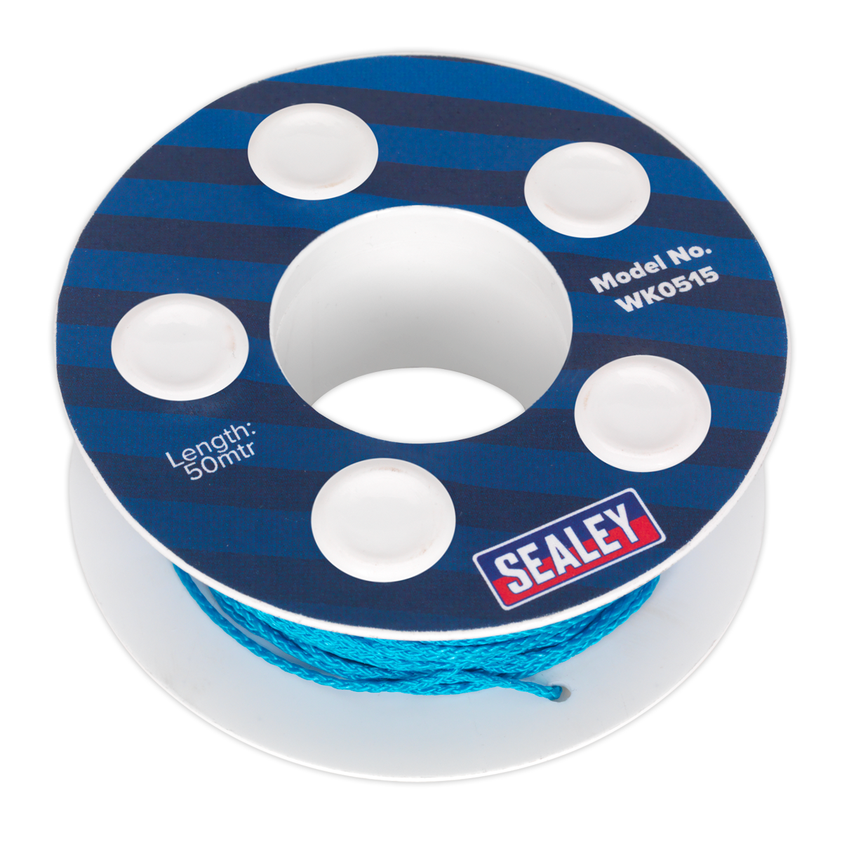 Sealey Vehicle Windscreen Cutting Wire Nylon Length 50 Metres - Blue WK0515