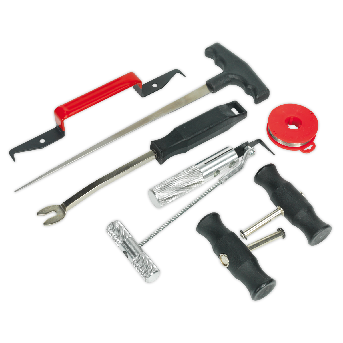 Sealey Windscreen Removal Tool Kit With Heat Treated Chromed Steel Shafts WK3