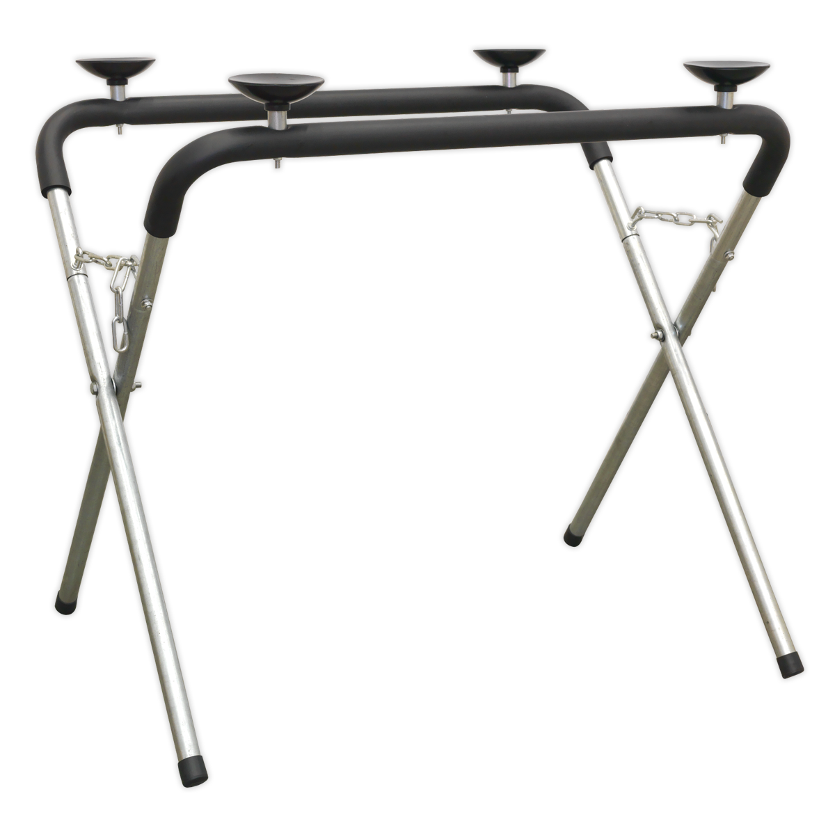 Sealey Windscreen Stand Folding Lightweight Tubular Steel Design - Steel WK4