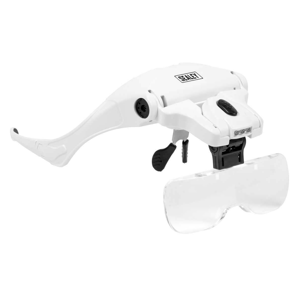 Sealey LED Magnifier Spectacles 5 Lenses Ergonomic With Headband WL101D