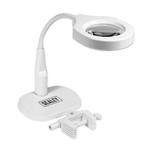 Sealey Dimmable Dual Mounting Magnifying Work Light 230V 45 SMD LED WL53/8D