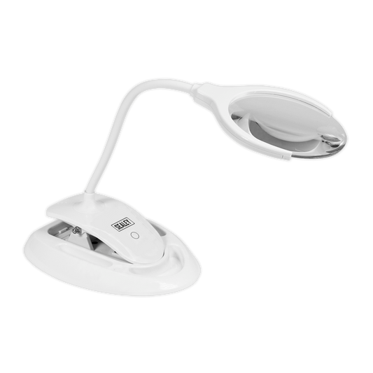 Sealey Rechargeable Dual Mounting Magnifying Work Light 6 SMD LED WL63/8D