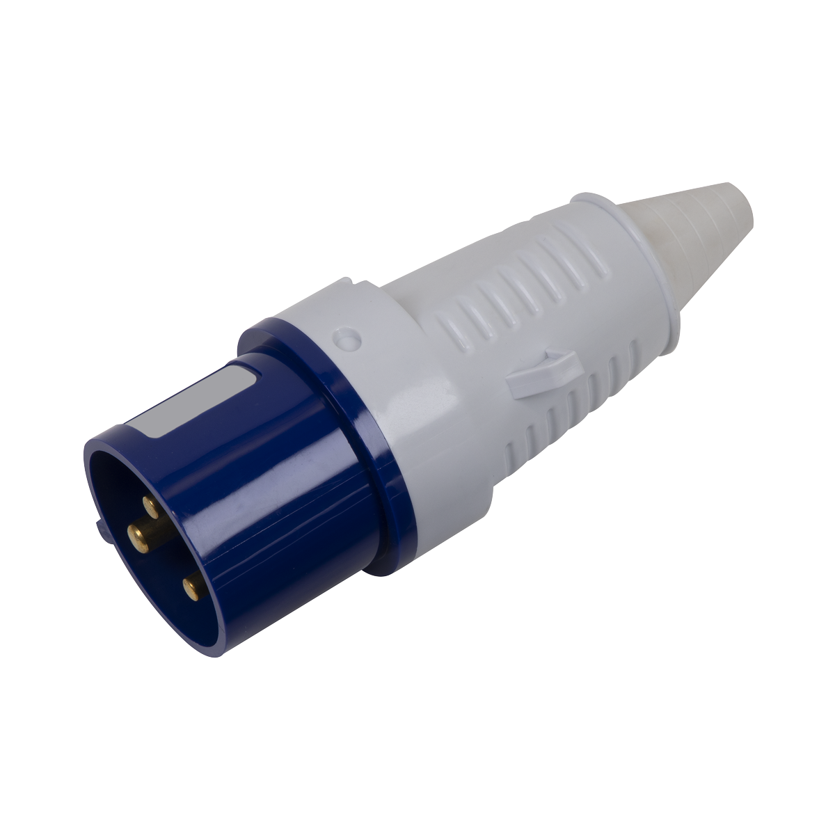 Sealey 2P+E Plug Connector 230V 32A IP44 Rated Blue Industrial Socket WP24032
