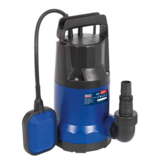 Sealey Submersible Water Pump Automatic 150 Litres/min 230V Blue/Black WPC150A