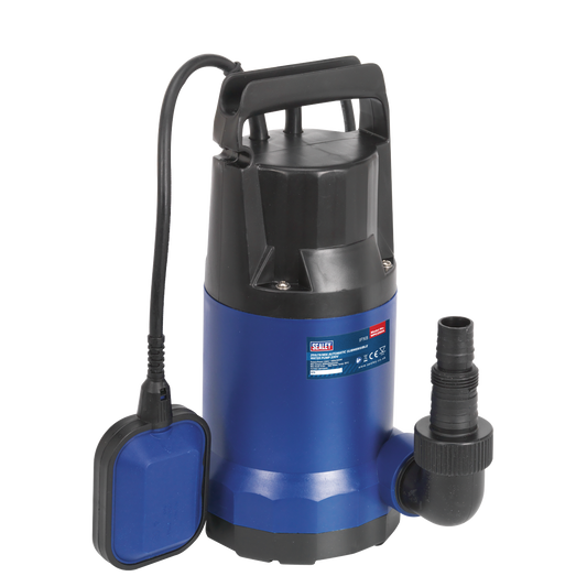 Sealey Submersible Water Pump Automatic 250 Litres/min 230V - Blue/Black WPC250A
