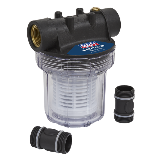 Sealey Inlet Filter For Surface Mounting Pumps With Screw Top Lid 1 Litre WPF1