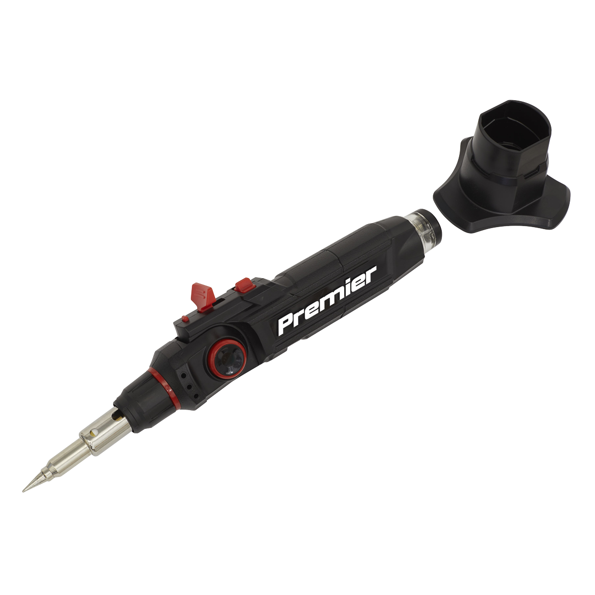 Sealey 3-in-1 Butane Indexing Soldering Iron Indexing Head Magnetic Stand AK2970