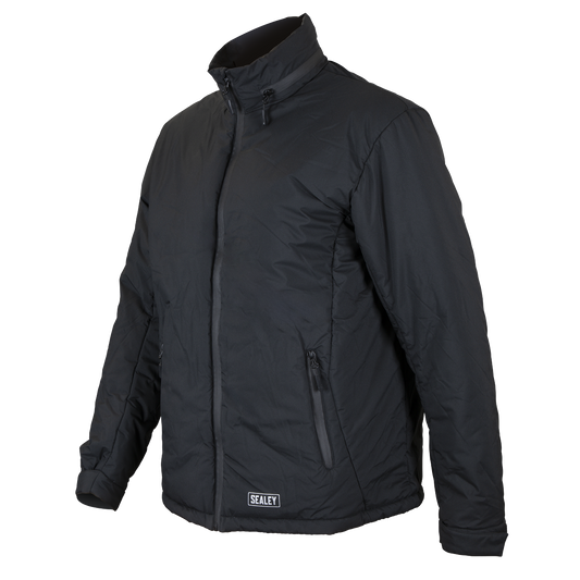 Sealey Heated Rain Jacket Wateproof 5V Garage Workshop DIY Use - Large WPHJ03