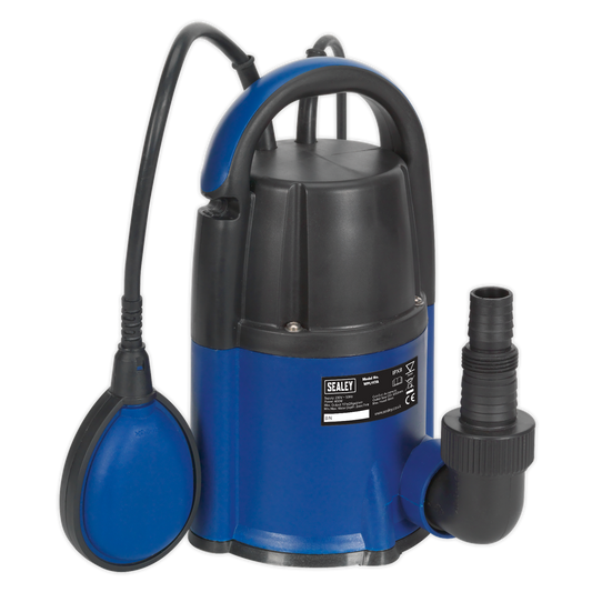 Sealey Submersible Water Pump Automatic Low Level 2mm 117L/min 230V WPL117A