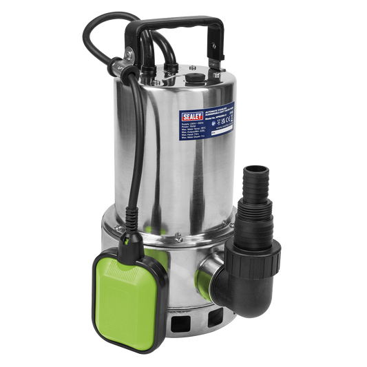 Sealey Submersible Stainless Water Pump Automatic 225 Litres/min 230V WPS225A