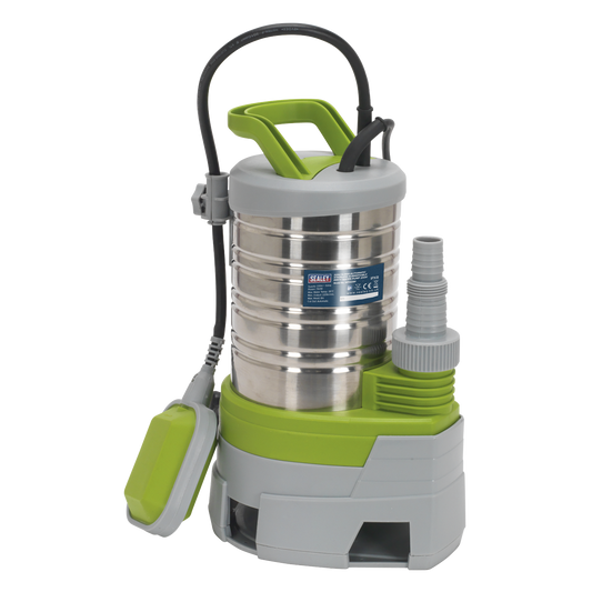 Sealey Submersible Stainless Water Pump Dirty Water 225L/min 230V WPS225P