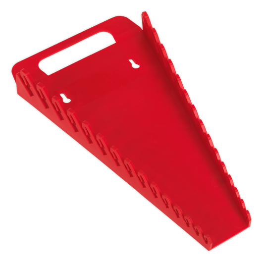 Sealey Premier Spanner Rack 15 Capacity Red Hand Tool Storage Garage WR08