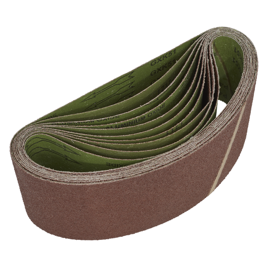 Sealey Sanding Belt 100 x 610mm 40 Grit Aluminium Oxide Resin 10PK WSB6140