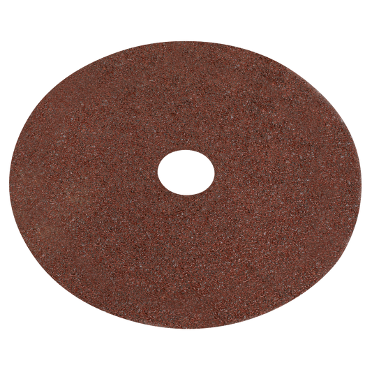 Sealey Fibre Backed Disc For Portable Disc Sanders 115mm 24 Grit 25PK WSD4524
