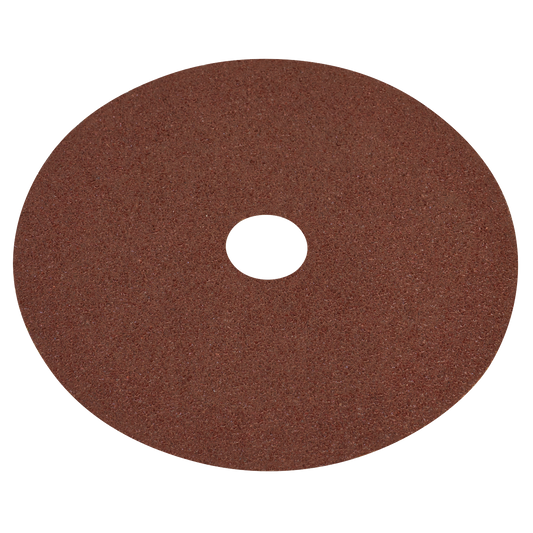 Sealey Fibre Backed Disc For Wood Metal 115mm 40 Grit Pack of 25 Pieces WSD4540