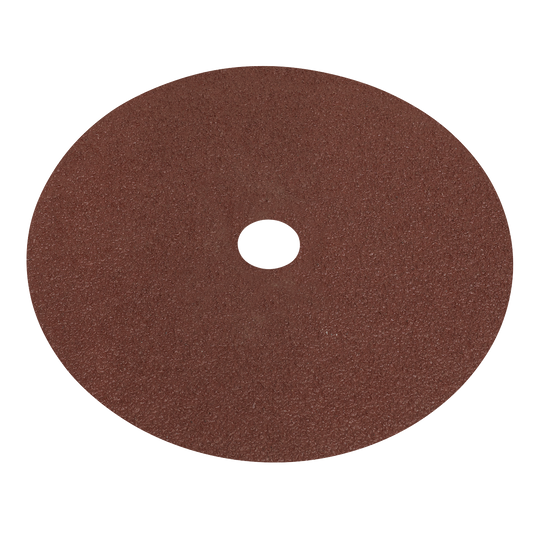 Sealey Fibre Backed Disc 175mm For Wood Floors 40 Grit Pack of 25 Pieces WSD740