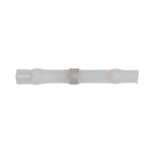 Sealey White Heat Shrink Solder Butt Connector Terminal Pack of 25 Pcs WTSSB25