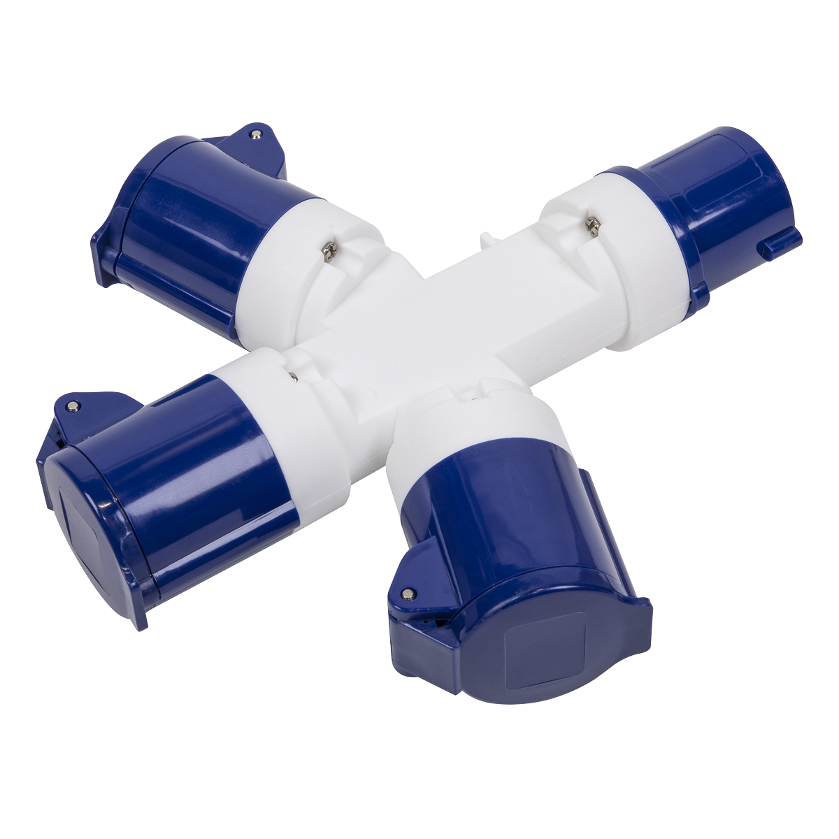 Sealey 3-Way Splitter 230V 16A 2P+E Input & Three Output Connectors WTWS16A