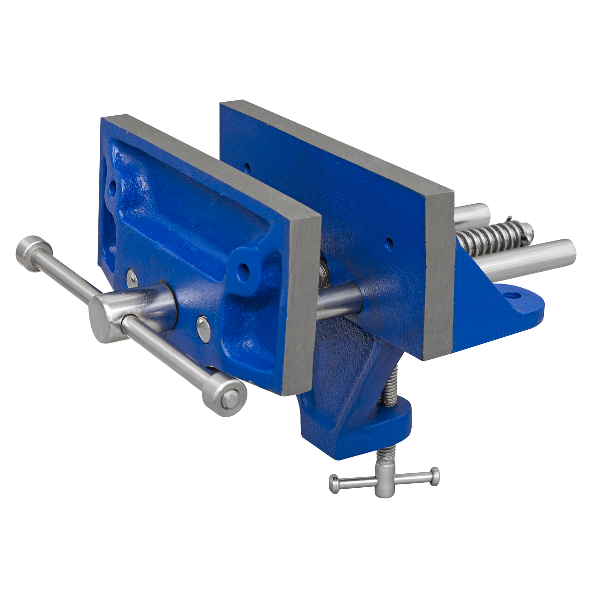 Sealey Woodworking Vice 150mm With Clamp Mount 130mm Jaw Opening WV150CM
