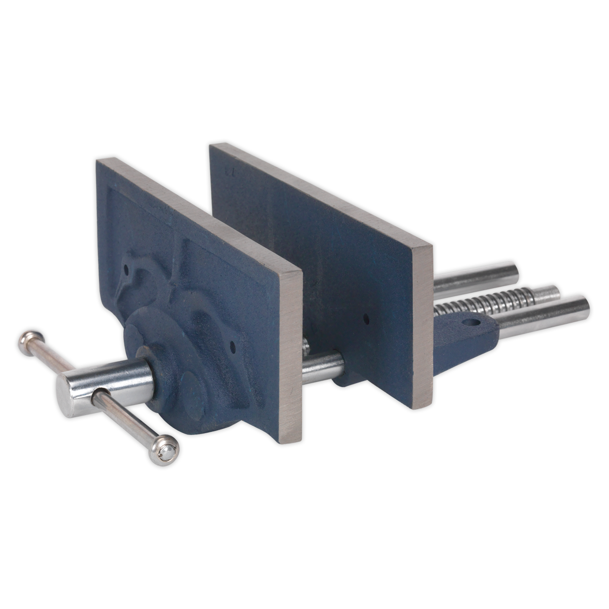 Sealey Woodworking Vice With Heavy Duty Cast Plate 175mm Jaw Width WV175I