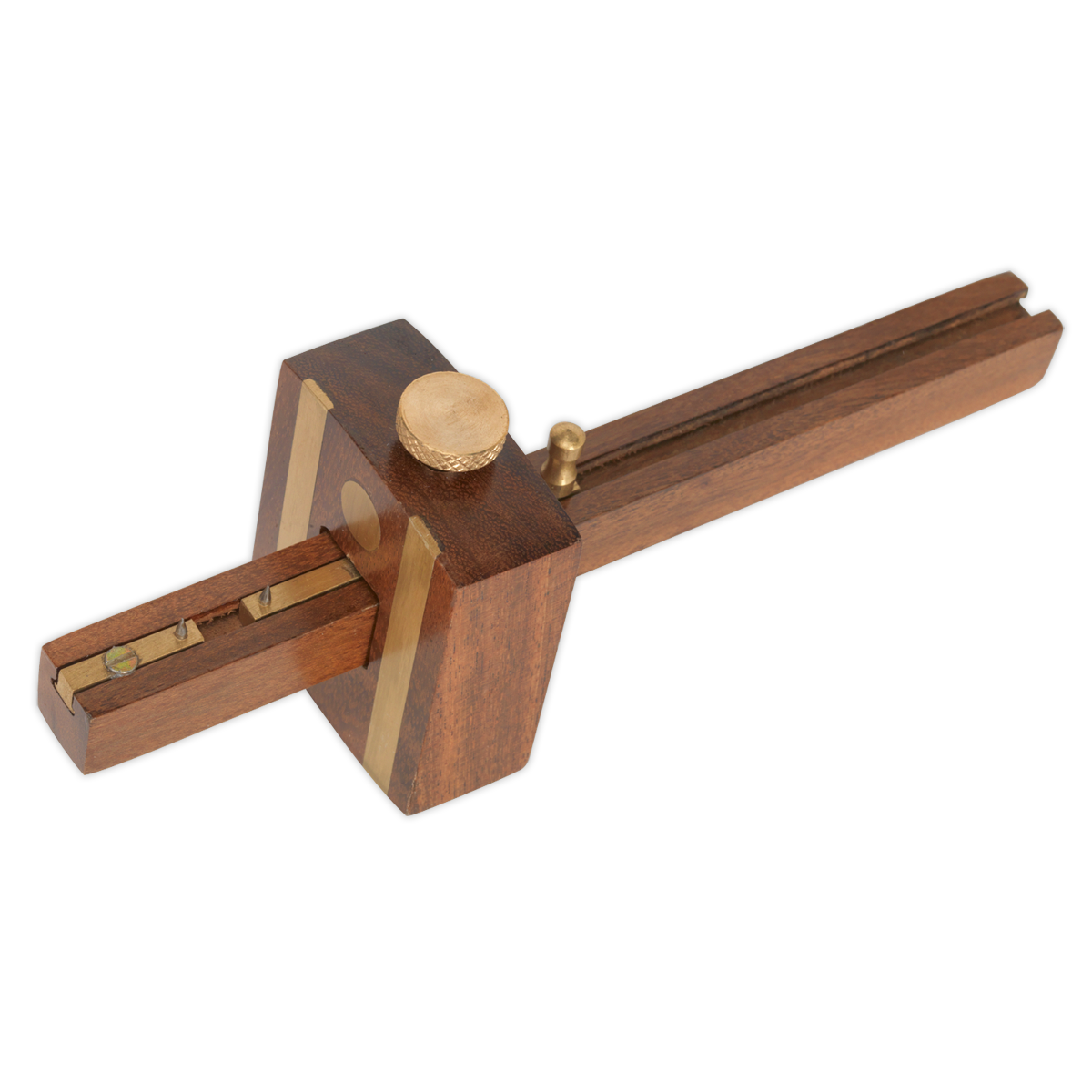 Sealey Hardwood Mortise Gauge With Knurled Brass Adjusting Screw 230mm WW001