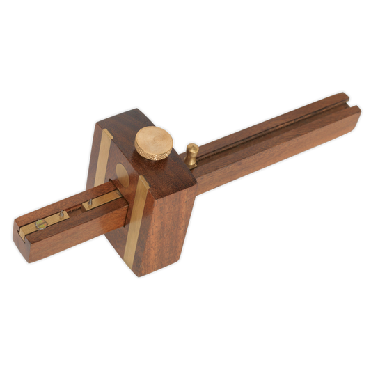 Sealey Hardwood Mortise Gauge With Knurled Brass Adjusting Screw 230mm WW001