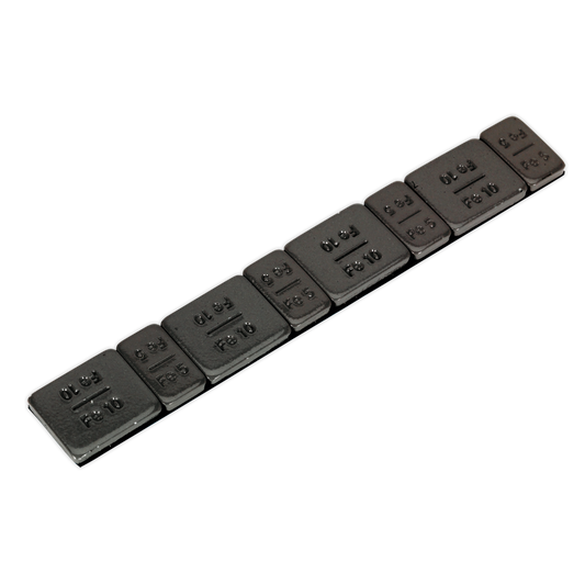 Sealey 5/10g Adhesive Wheel Weight Strip of 8 4 x Each - Pack Of 50 WWSA510B