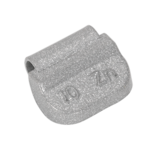 Sealey Wheel Weight 10g Hammer-On Zinc For Steel Wheels Pack Of 100 WWSH10