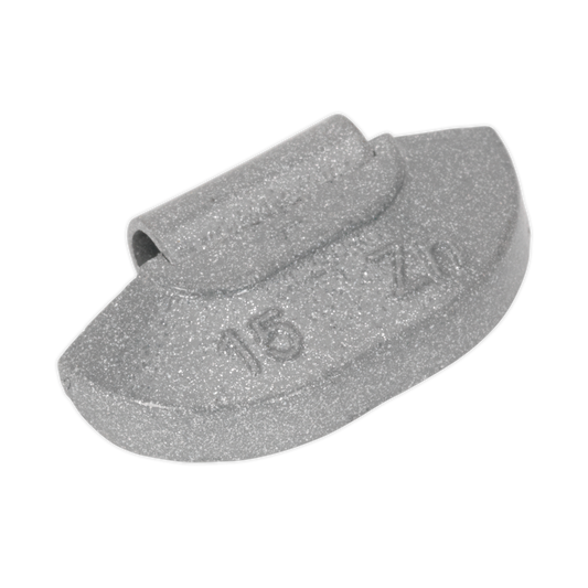 Sealey Wheel Weight 15g Hammer-On Zinc For Steel Wheels Pack Of 100 WWSH15
