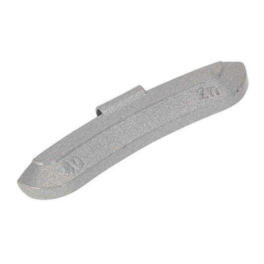 Sealey Wheel Weight 40g Hammer-On Zinc For Steel Wheels Pack Of 50 WWSH40