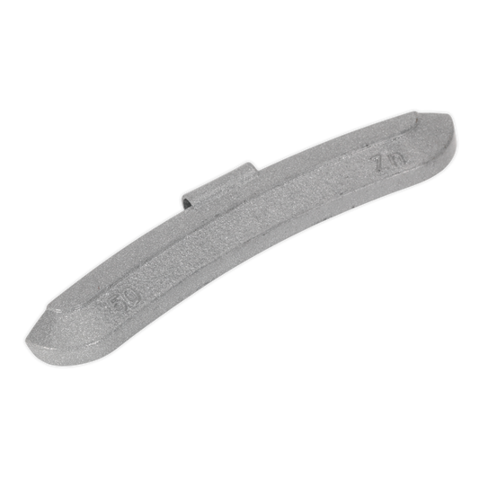 Sealey Wheel Weight 50g Hammer-On Zinc For Steel Wheels Pack Of 50 WWSH50