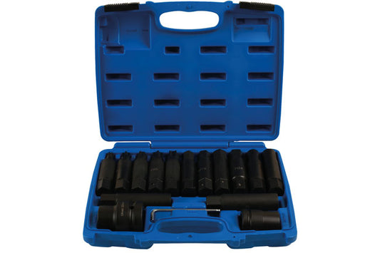 LASER 7128 Impact Bit & Socket Set Robust Carry Case 3/4" 1" Inch 16 Pcs
