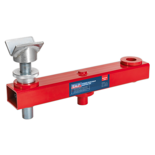 Sealey Easy-To-Use Cross Beam Adaptor 3 Tonne Capacity For 4x4 Vehicles Red X137