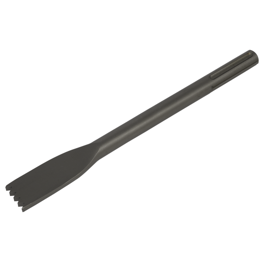 Sealey Scutch Comb Chisel For Power Tool 30 x 290mm SDS MAX - Black X1CC