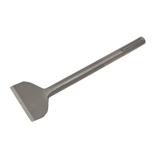 Sealey Cranked Chisel For Lifting Tiles & Stone 75 x 300mm Wide - SDS MAX X4WC
