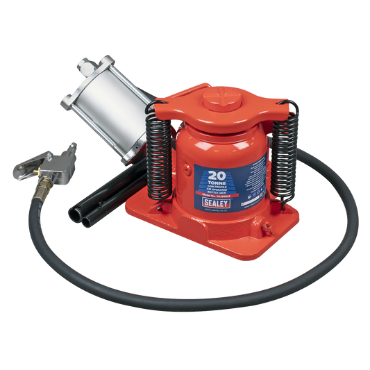 Sealey Low Profile Air Operated Hydraulic Bottle Jack 20 Tonne YAJ20SLE