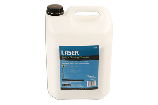 LASER TOOLS 7138 Soda Blasting Cleaning 5kg Media For 7137 Pistol Nozzle
